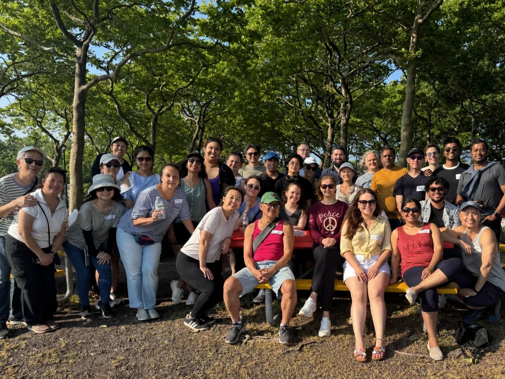 Bunch community meetup outdoors